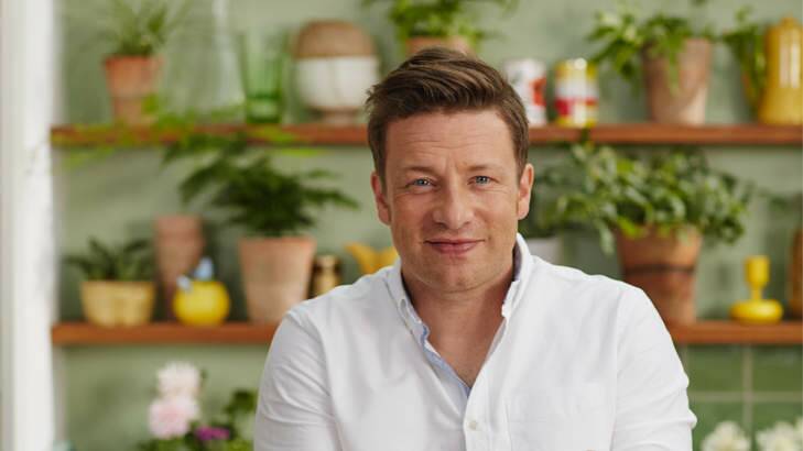 Jamie Oliver in <i>Jamie's Super Foods</i>. Photo: Network Ten