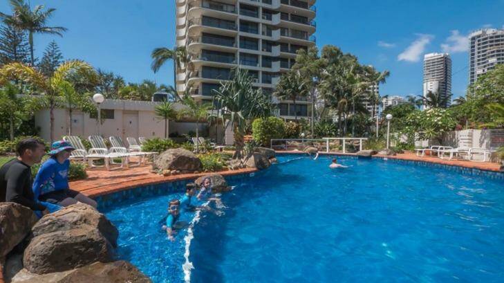 The apartment block on Main Beach Parade in the Gold Coast suburb of Main Beach where Health Minister Sussan Ley bought a $795,000 unit. Photo: Supplied/De Ville Apartments
