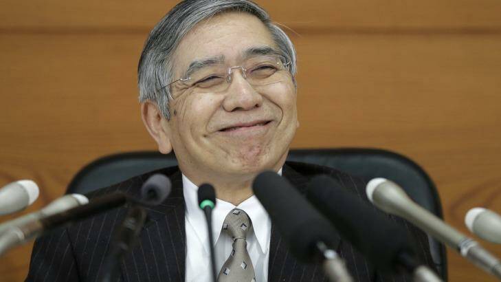 Bank of Japan governor Haruhiko Kuroda. Decision to do nothing has driven yen up another 4.5 per cent. Photo: Kiyoshi Ota