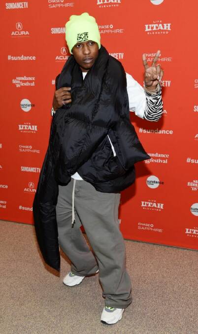 A$AP Rocky, a cast member in "Monster," arrives at the premiere of the film at the 2018 Sundance Film Festival on Monday, Jan. 22, 2018, in Park City, Utah. (Photo by Chris Pizzello/Invision/AP)