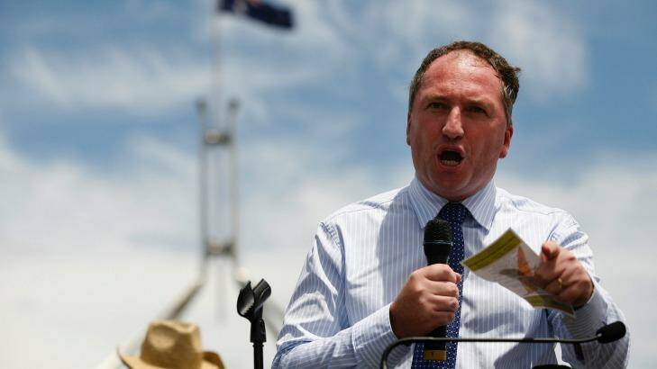 'Bonkers mad': Deputy Prime Minister Barnaby Joyce is opposed to a sugar tax.  Photo: Stefan Postles