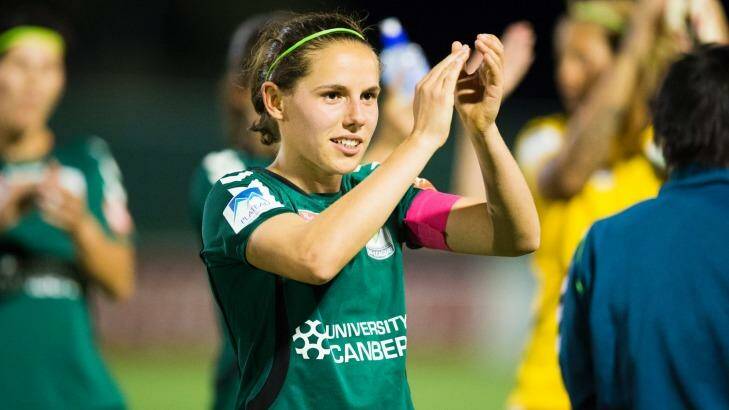 Canberra United captain Nicole Begg feels the team has turned its season around after a slow start. Photo: Matt Bedford