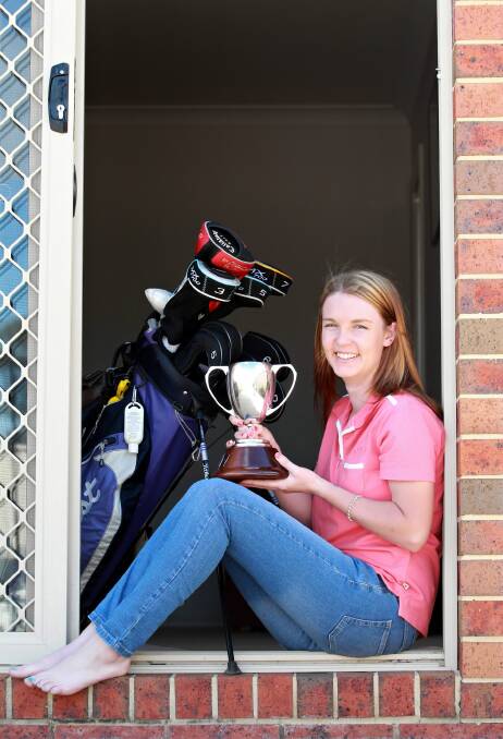 Tegan Bruce of Thurgoona is the new Ladies Riverina Cup champion. Picture: KYLIE ESLER