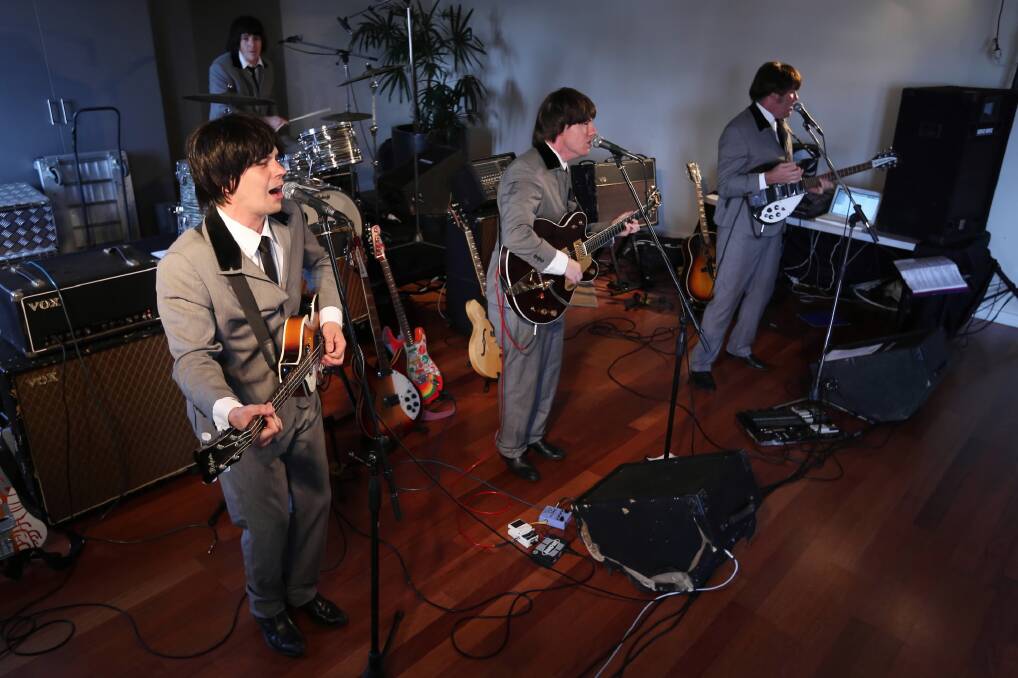 Beatle Magic in action at last year’s Beatles Weekend in Albury. Picture: MATTHEW SMITHWICK