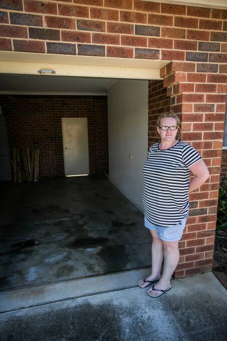 Alison Gillie has had to change the locks to her Eagle Court house in West Wodonga after thieves used the keys she had left in her car to steal it. The old house keys were also in the car. Picture: DYLAN ROBINSON