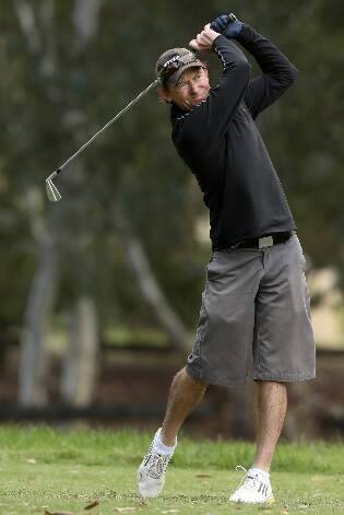 Wodonga’s Ben McLeish lost at the last hole against Jubilee.