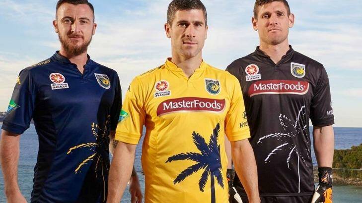 The Central Coast Mariners' new strip for the 2015/16 season.