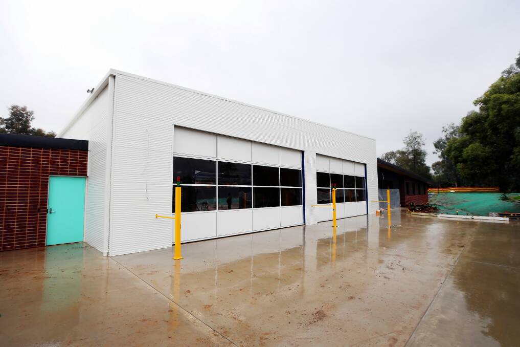 Construction of West Wodonga’s new ambulance station is nearing completion. Picture: JOHN RUSSELL