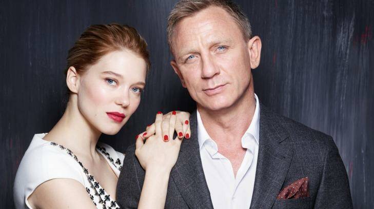 Lea Seydoux and Daniel Craig, pictured for Spectre. Photo: Rankin/Sony Pictures