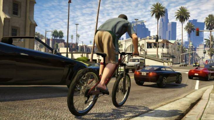 A screenshot from GTA V ... Target's General Manager of Corporate Affairs, Jim Cooper, says the game has been taken of the shelves because of the 'significant level of concern about the game's content' in the community.