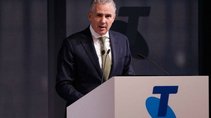Telstra chief executive Andy Penn is committed to investing in Asia. Photo: Darrian Traynor