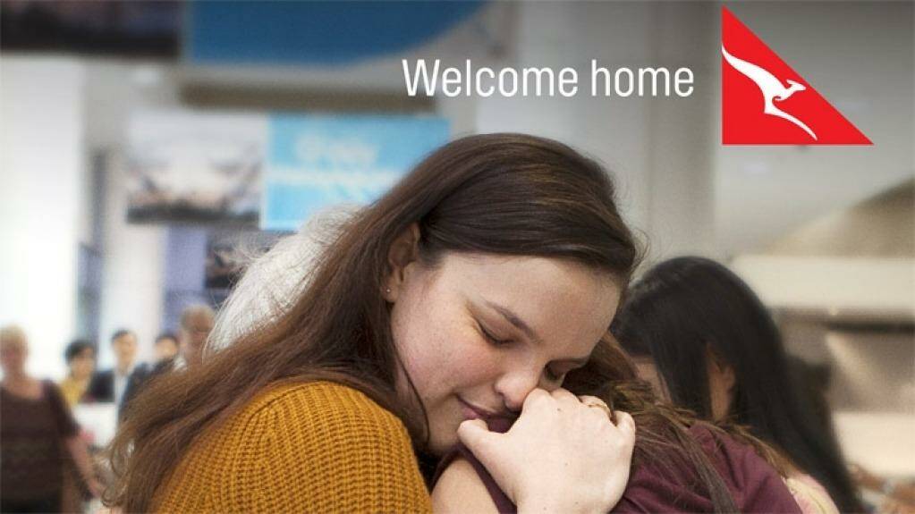 Tugging at the heartstrings: One of the ads of the airline's new campaign Photo: supplied