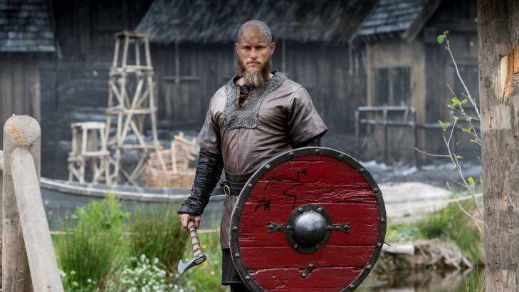 Travis Fimmel in <i>Vikings</I>, which is filmed in Ireland where the actor lives. Photo: SBS