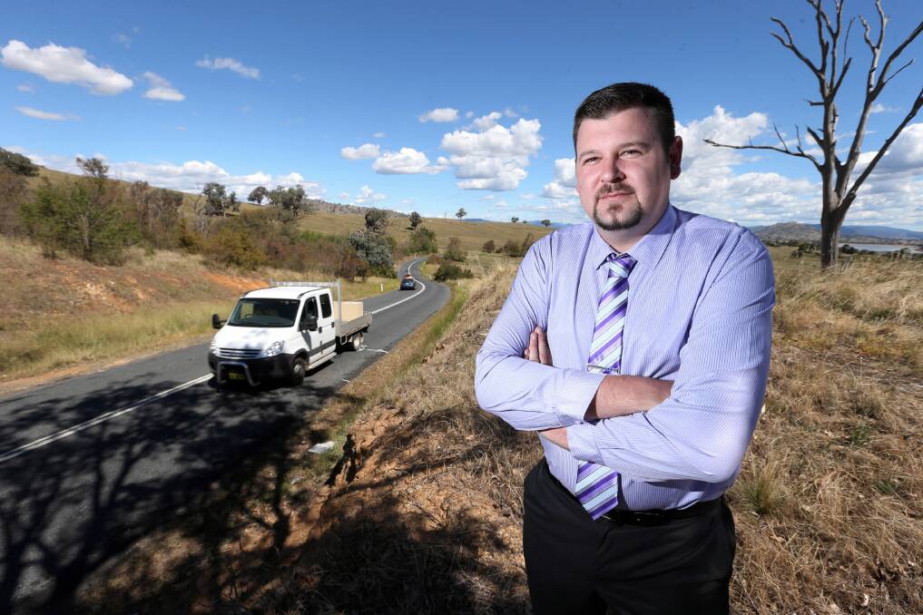 The member for Albury must lock in funding for the Riverina Highway, Labor’s candidate Ross Jackson says. Picture: JOHN RUSSELL