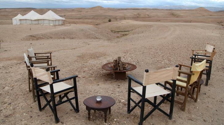 Desert camp. Photo: Kerry van der Jagt