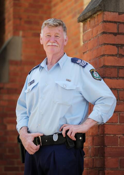Sen-Sgt Les Nugent has been recognised for his distinguished service. Picture: JOHN RUSSELL