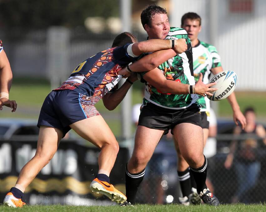 Cootamundra enforcer Grant Boyd, playing for the Group 9 Invitational team earlier this year, will be a handful for Albury tomorrow.