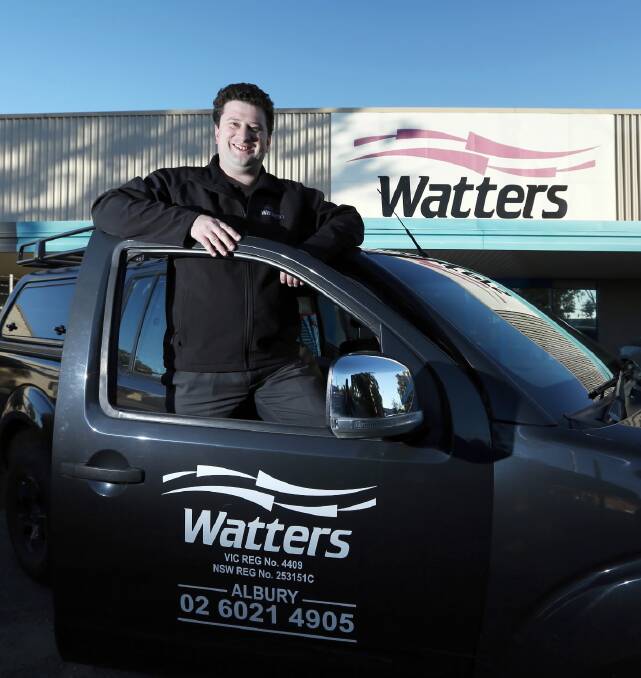 Watters spokesman Gavin DeMarinis says the Albury business is expanding. Picture: MATTHEW SMITHWICK