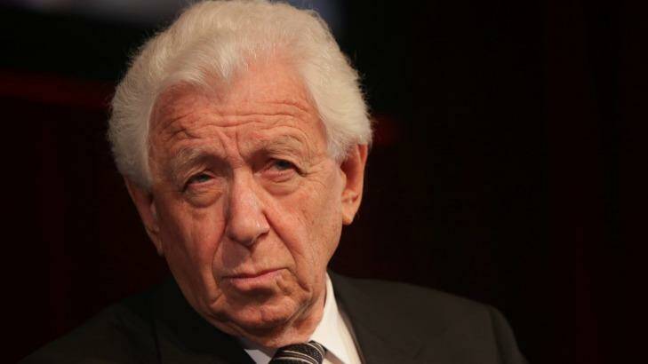Frank Lowy flew into the FIFA storm in Zurich as the election begins for president on Friday. Photo: Rob Homer