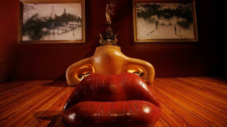 The Mae West room, Dali Museum, Figueres.