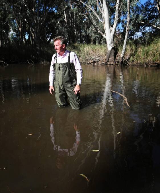 Kevin Mack wants community feedback on transforming Wonga Wetlands. Picture: DYLAN Robinson
