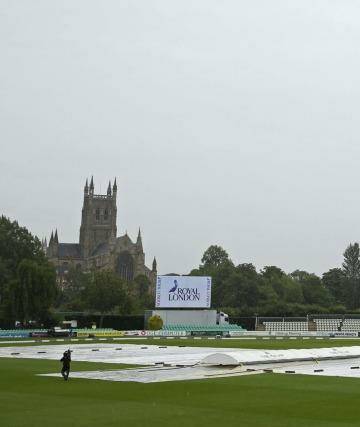 The New Road ground in Worcester yesterday. Photo: Andrew Couldridge