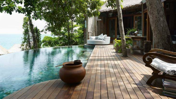 Conservation-based luxury tourism is the goal at Song Saa Private Island, Cambodia, which is run by a couple originally from Sydney. Photo: Markus Gortz