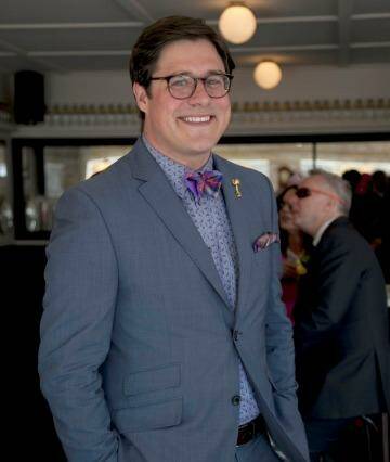Rich Sommer at the Melbourne Cup Carnival.
