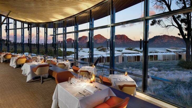 You can savour a meal with a view at Saffire Lodge's dining room.