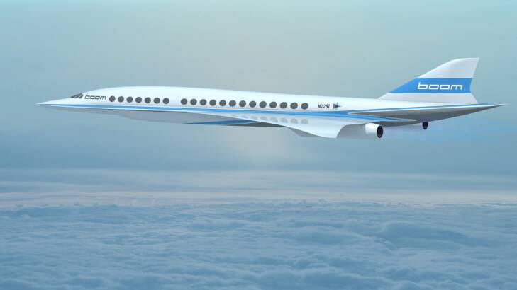 The Boom supersonic jet would reach speeds higher than 2300 km/h
