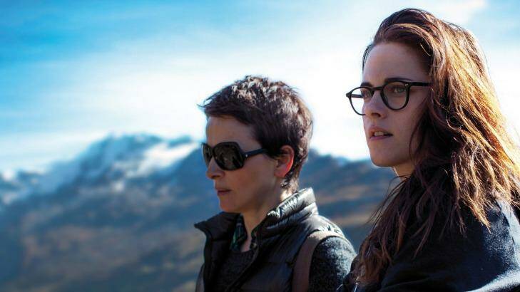 Role reversal: Juliette Binoche and Kristen Stewart in <i>Clouds of Sils Maria</i>.  Photo: Supplied