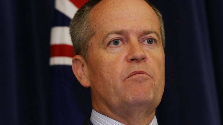 Bill Shorten in Canberra on Tuesday. Photo: Andrew Meares