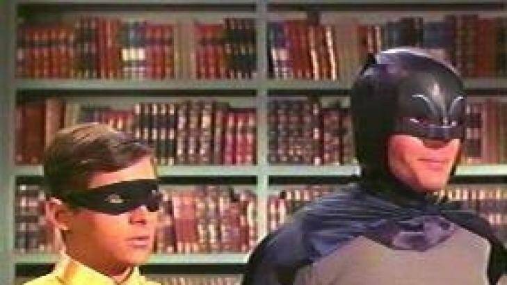 The original and best Batman and Robin, Adam West and Burt Ward. Photo: Supplied