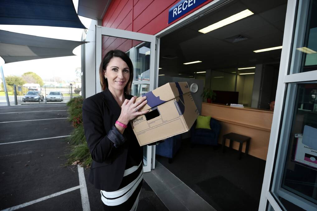 Interim regional manager of the Murray primary health network Cate Stevens moves into the former Hume Medicare Local offices in Hume Street. Picture: MATTHEW SMITHWICK
