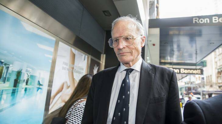 Dyson Heydon is due to decide on his future as royal commissioner on Friday. Photo: Anna Kucera