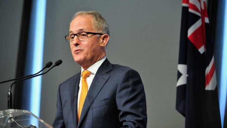 Four hundred jobs at the ABC tipped to go: Malcolm Turnbull announces the proposed $254 million in funding cuts to the ABC. Photo: David Mariuz