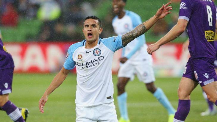 Socceroo legend: Tim Cahill can't be expected to produce miracles every time. Photo: Michael Dodge