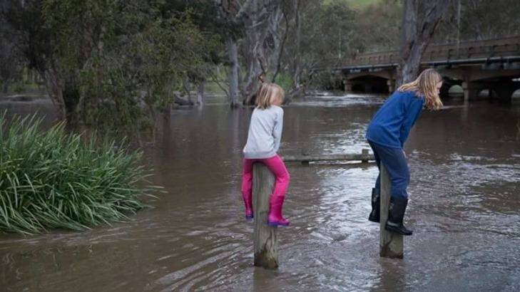 The Glenelg River broke its banks and caused flooding around Casterton earlier this month. Photo: Gill Fry Photography