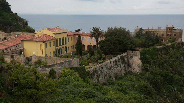 Napoleon's House overlooking the Tyrrhenian Sea. Photo: Catherine Marshall