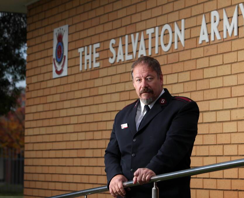Salvation Army lieutenant Rod Parsons is preparing for another Red Sheild Appeal this weekend. Picture: MATTHEW SMITHWICK