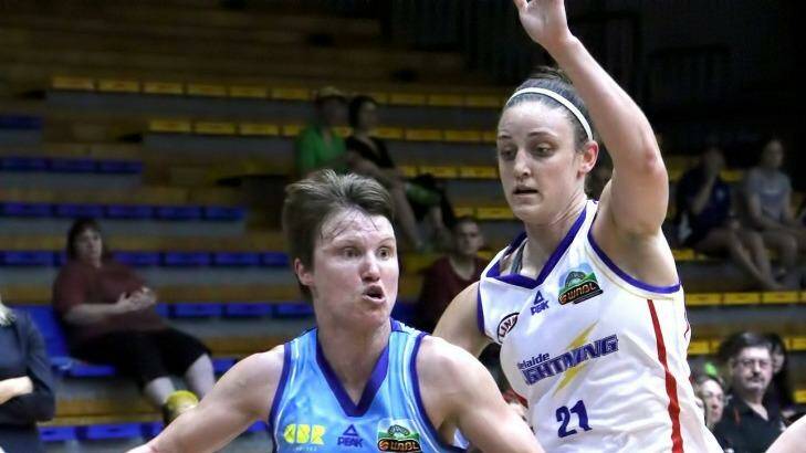 Jess Bibby of the Canberra Capitals is approaching the WNBL games record. 
