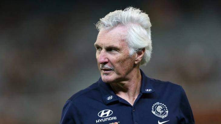 Mick Malthouse says his conduct hasn't changed in recent seasons. Photo: The Age