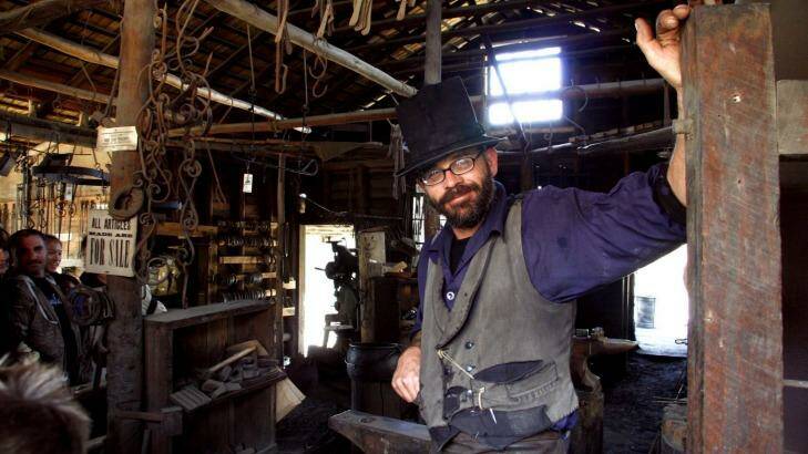 At Sovereign Hill visitors can explore mines and test their gold panning skills.
