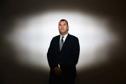 Man in the middle: New Wallabies coach Michael Cheika Photo: Cameron Spencer