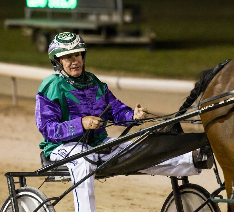 The Baggy Green drives to the line to score a remarkable win in course record time Albury Pacers Cup on Saturday night. Pictures: DYLAN ROBINSON