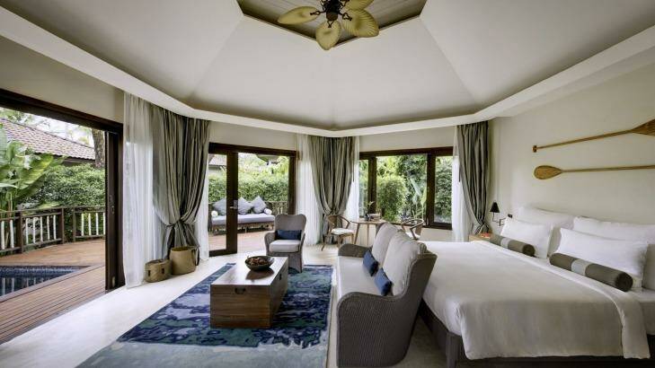 A pool suite at Outrigger Koh Samui.  Photo: Supplied