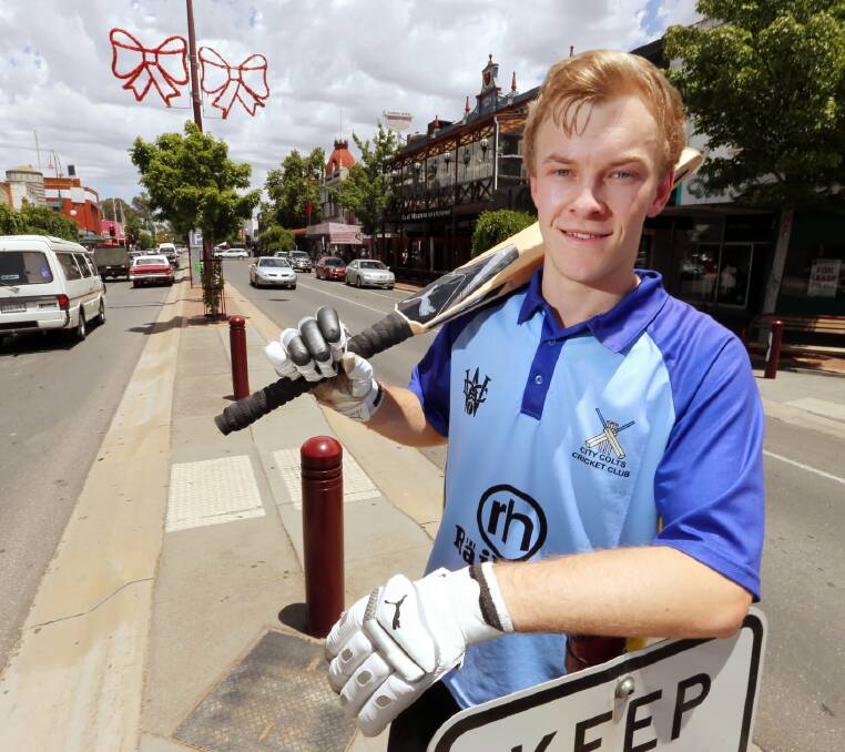 In-form City Colts batsman Isaac Willett is hoping for a big crowd for Saturday’s T20. Picture: JOHN RUSSELL