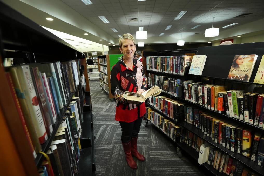 Wodonga Council community and development director Debra Mudra is happy the Wodonga library has been reopened after it was closed due to storm damage. Picture: MATTHEW SMITHWICK
