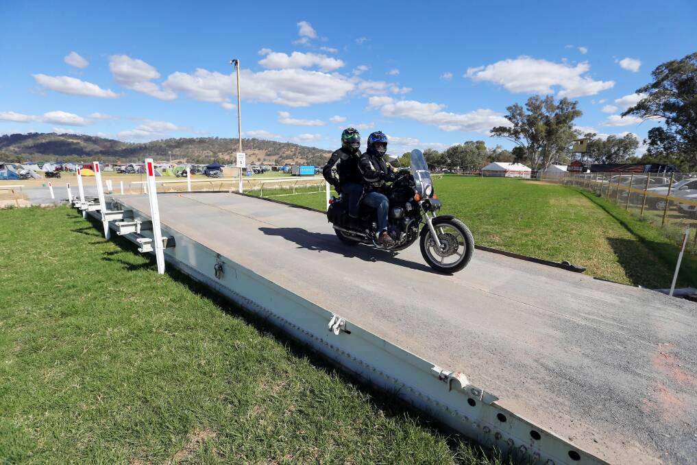 Ulysses Motorcycle Club will hold their grand parade through Wodonga today. Picture: JOHN RUSSELL