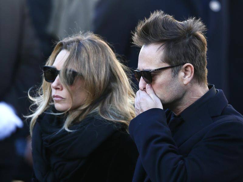 French rock star Johnny Hallyday's daughter Laura Smet and son David are disputing his will.